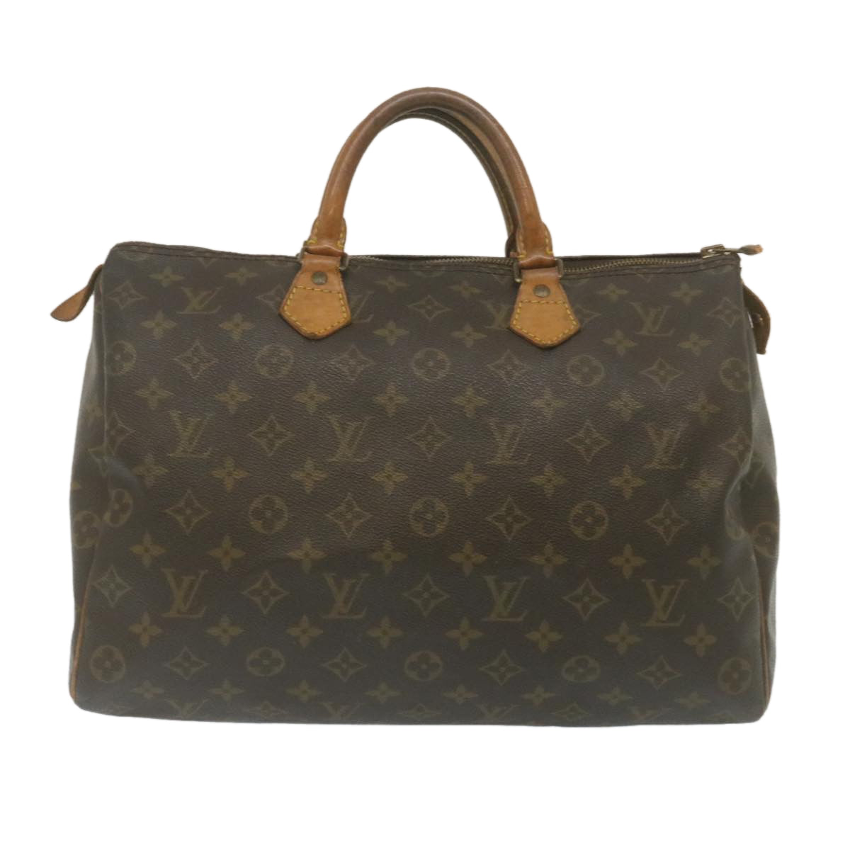 LOUIS VUITTON Monogram Speedy 35 Hand Bag M41524 LV Auth am2259g