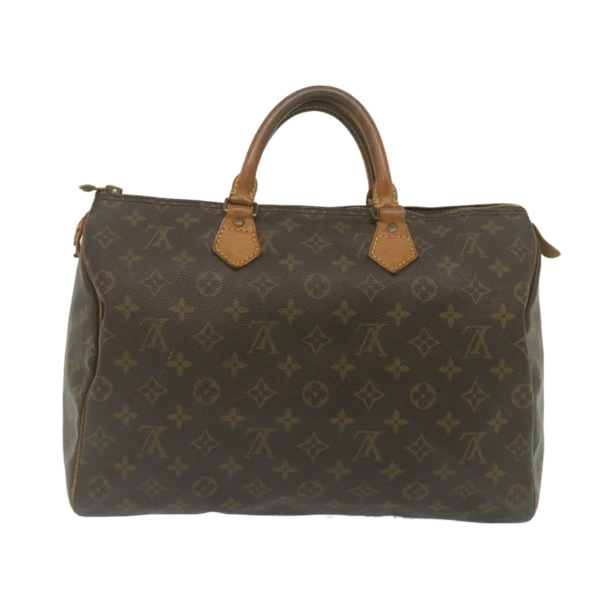 LOUIS VUITTON Monogram Speedy 35 Hand Bag M41524 LV Auth am2259g