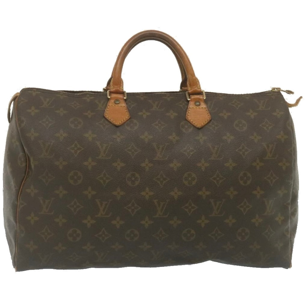 LOUIS VUITTON Monogram Speedy 40 Hand Bag M41522 LV Auth am2265g