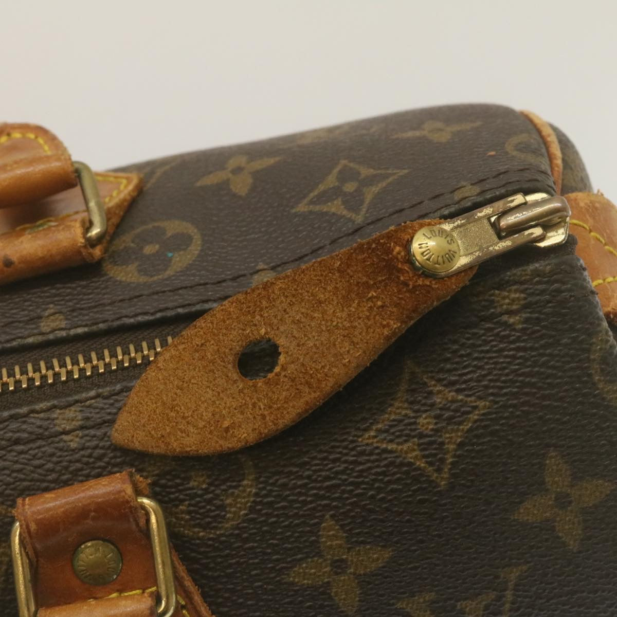 LOUIS VUITTON Monogram Speedy 30 Hand Bag M41526 LV Auth am2297g