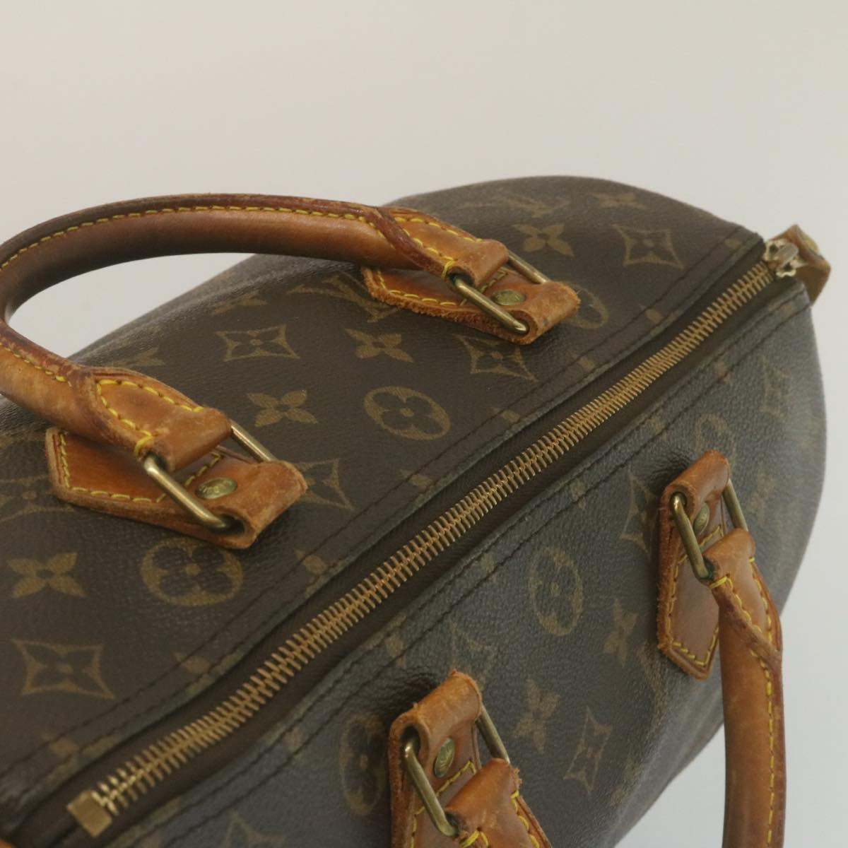 LOUIS VUITTON Monogram Speedy 30 Hand Bag M41526 LV Auth am2297g