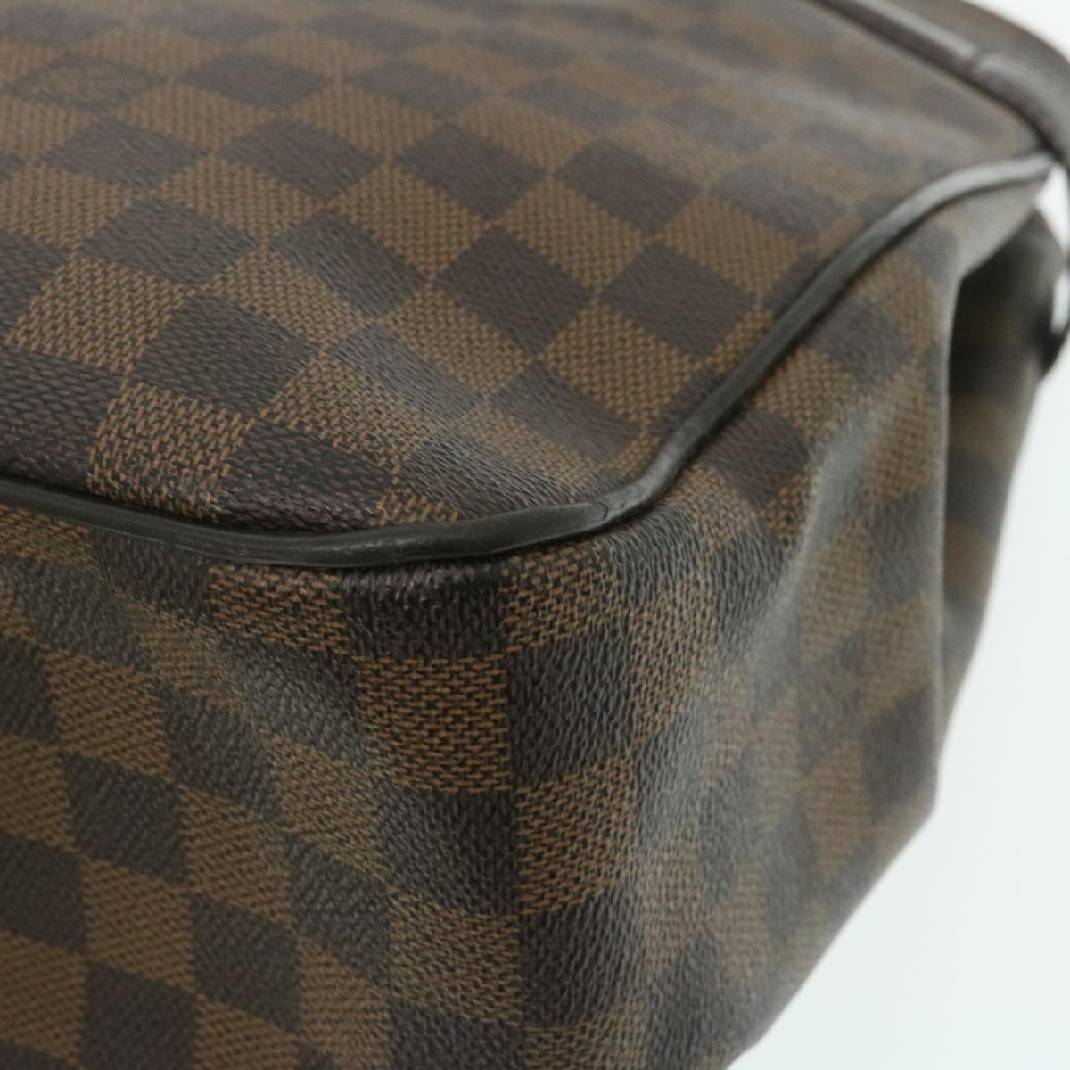 LOUIS VUITTON Damier Ebene Uzes Tote Bag N51128 LV Auth am2306g