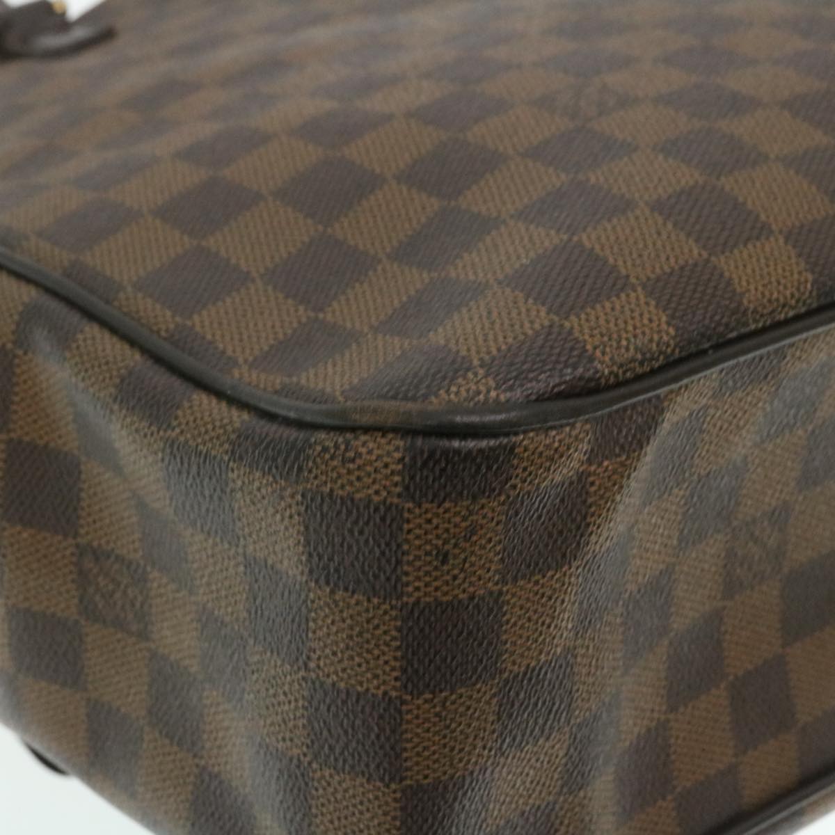 LOUIS VUITTON Damier Ebene Uzes Tote Bag N51128 LV Auth am2306g