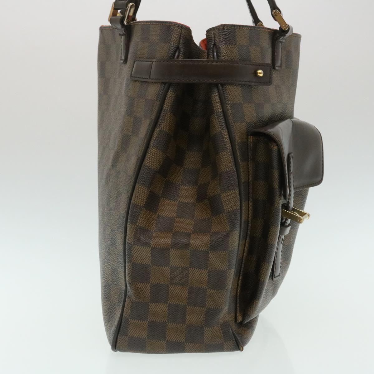 LOUIS VUITTON Damier Ebene Uzes Tote Bag N51128 LV Auth am2306g