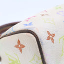 LOUIS VUITTON Monogram Multicolor Mini Speedy Hand Bag White M92645 Auth am232g-13