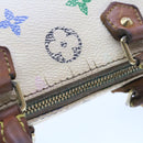 LOUIS VUITTON Monogram Multicolor Mini Speedy Hand Bag White M92645 Auth am232g-7