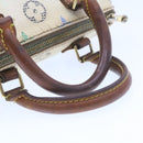 LOUIS VUITTON Monogram Multicolor Mini Speedy Hand Bag White M92645 Auth am232g-9