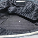 PRADA Shoulder Bag Enamel nylon 2Set Black Auth am2339g-10