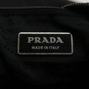PRADA Shoulder Bag Enamel nylon 2Set Black Auth am2339g-18