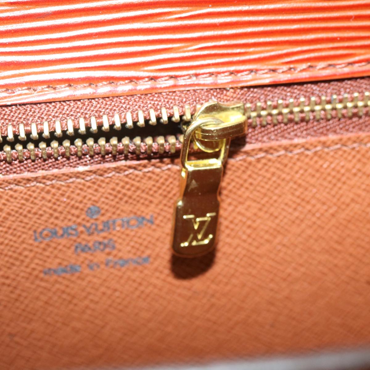 LOUIS VUITTON Epi Monceau Hand Bag Brown M52123 LV Auth am2346g