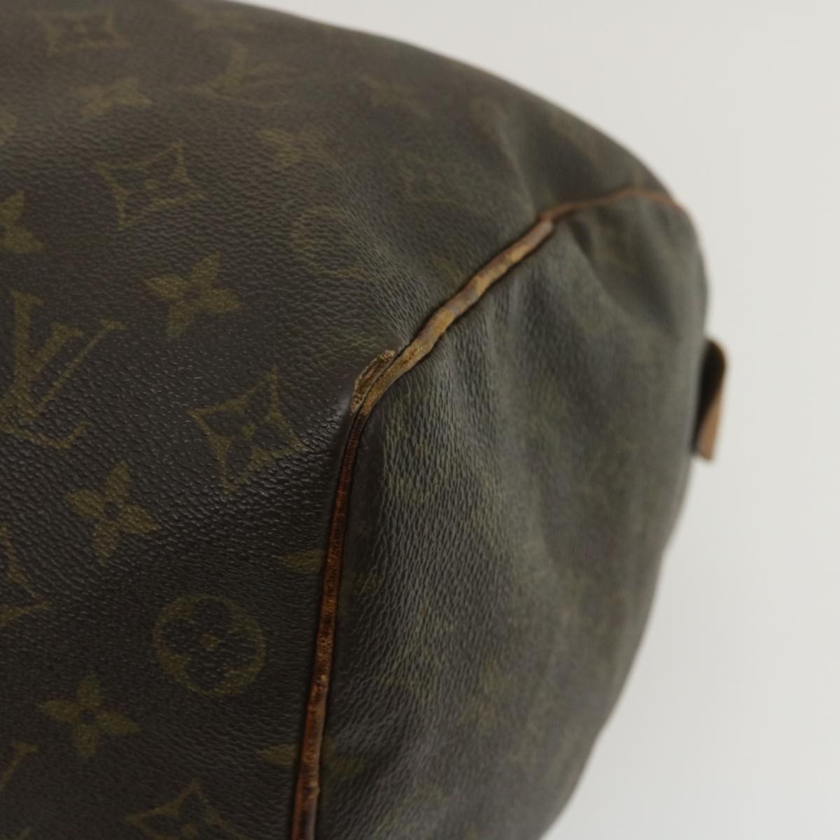 LOUIS VUITTON Monogram Speedy 35 Hand Bag M41524 LV Auth am2351g