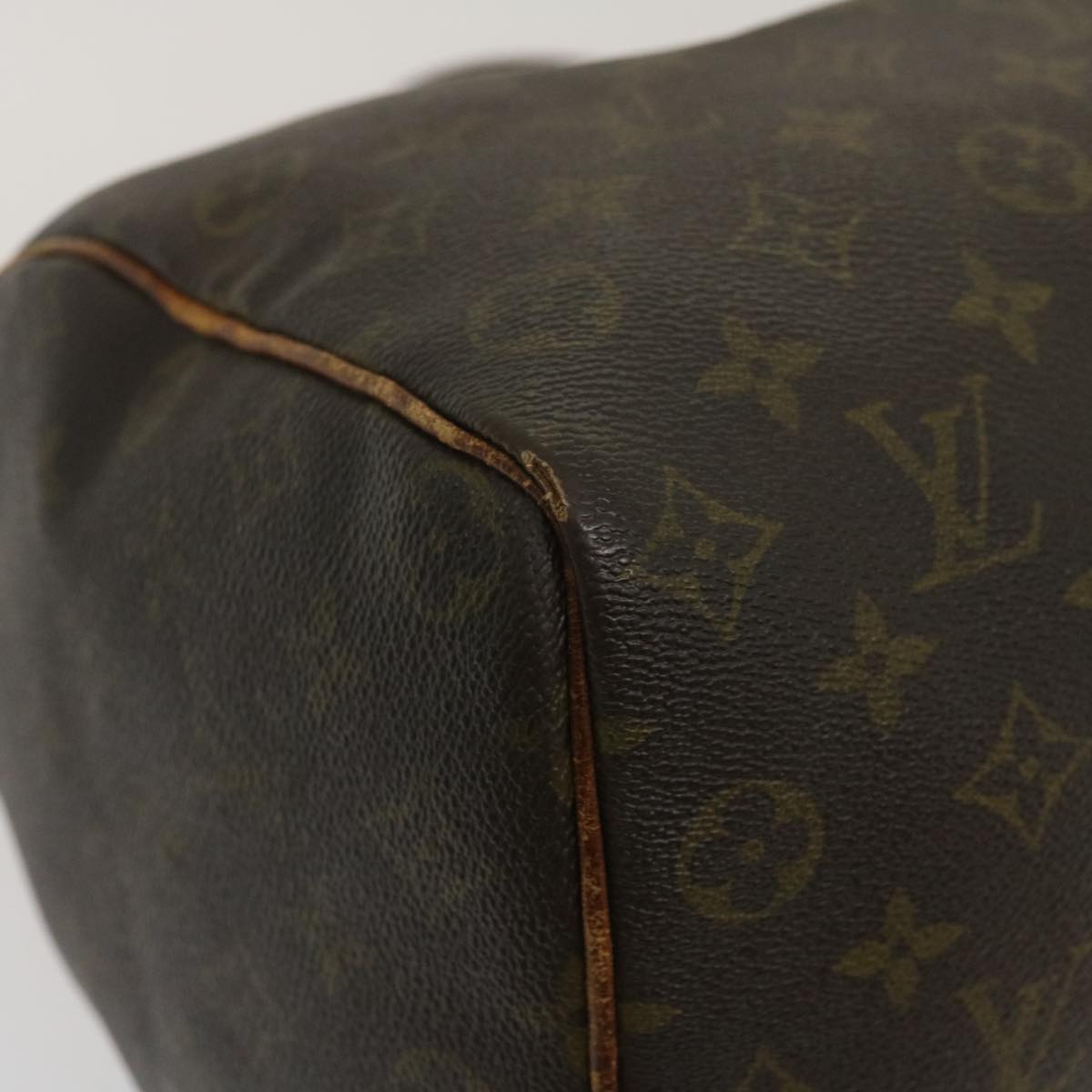 LOUIS VUITTON Monogram Speedy 35 Hand Bag M41524 LV Auth am2351g