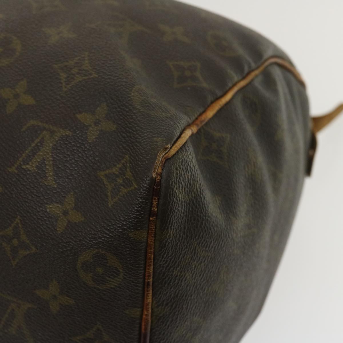 LOUIS VUITTON Monogram Speedy 35 Hand Bag M41524 LV Auth am2351g