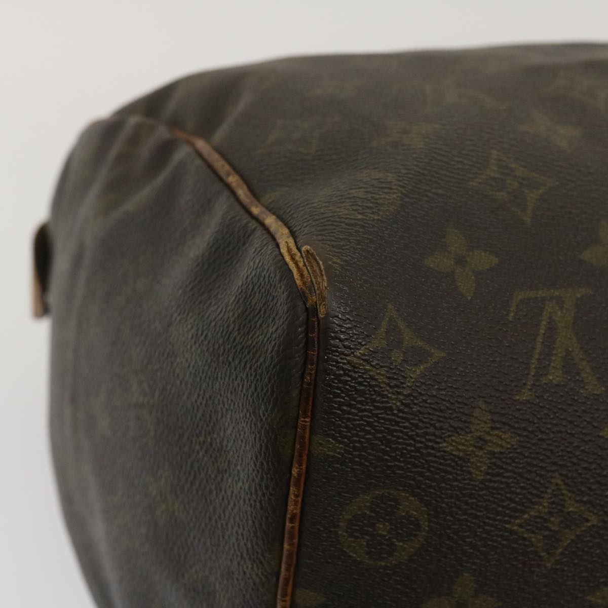 LOUIS VUITTON Monogram Speedy 35 Hand Bag M41524 LV Auth am2351g