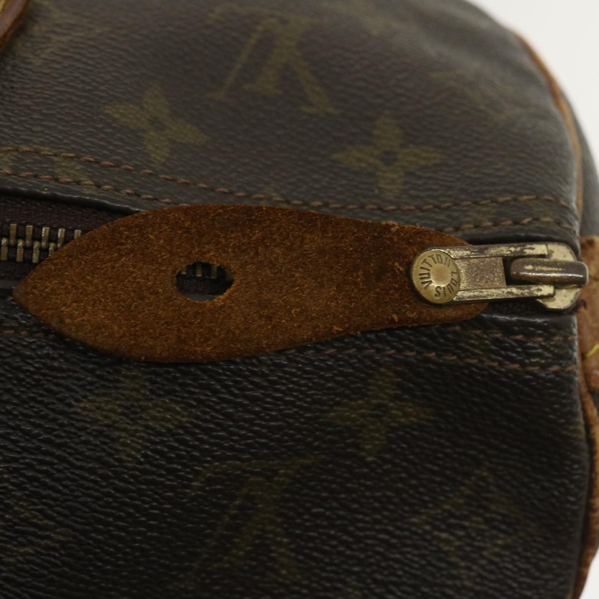 LOUIS VUITTON Monogram Speedy 35 Hand Bag M41524 LV Auth am2351g