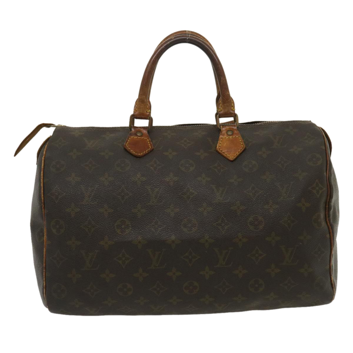 LOUIS VUITTON Monogram Speedy 35 Hand Bag M41524 LV Auth am2351g