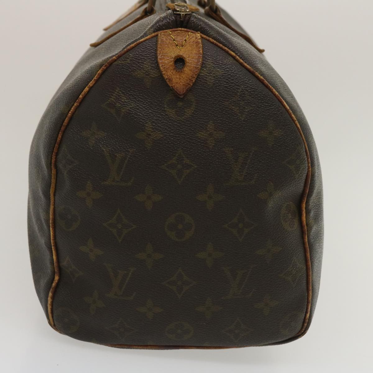 LOUIS VUITTON Monogram Speedy 35 Hand Bag M41524 LV Auth am2351g