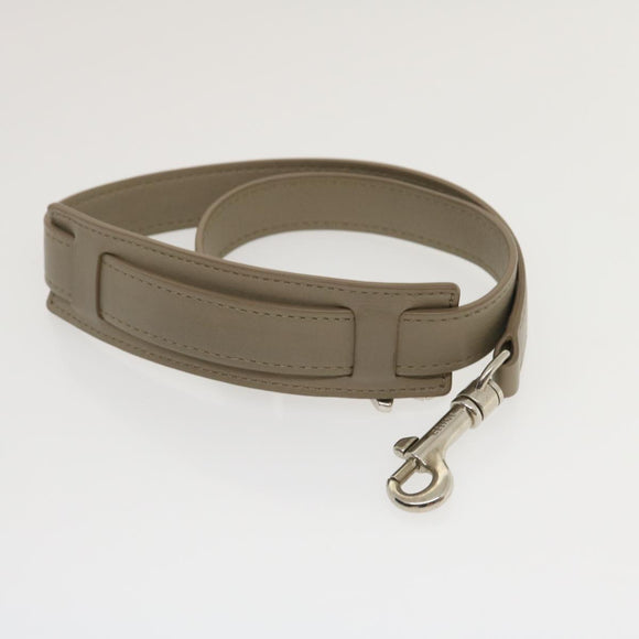 CELINE Hand Bag Leather Suede Gray Navy Auth am2375g