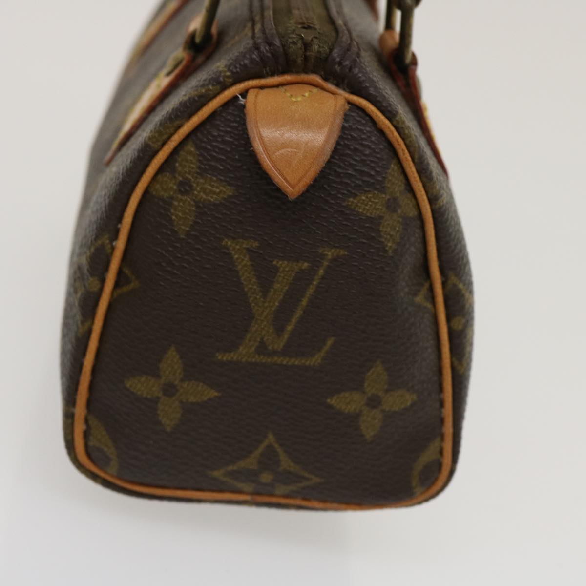 LOUIS VUITTON Monogram Mini Speedy Hand Bag M41534 LV Auth am2424g