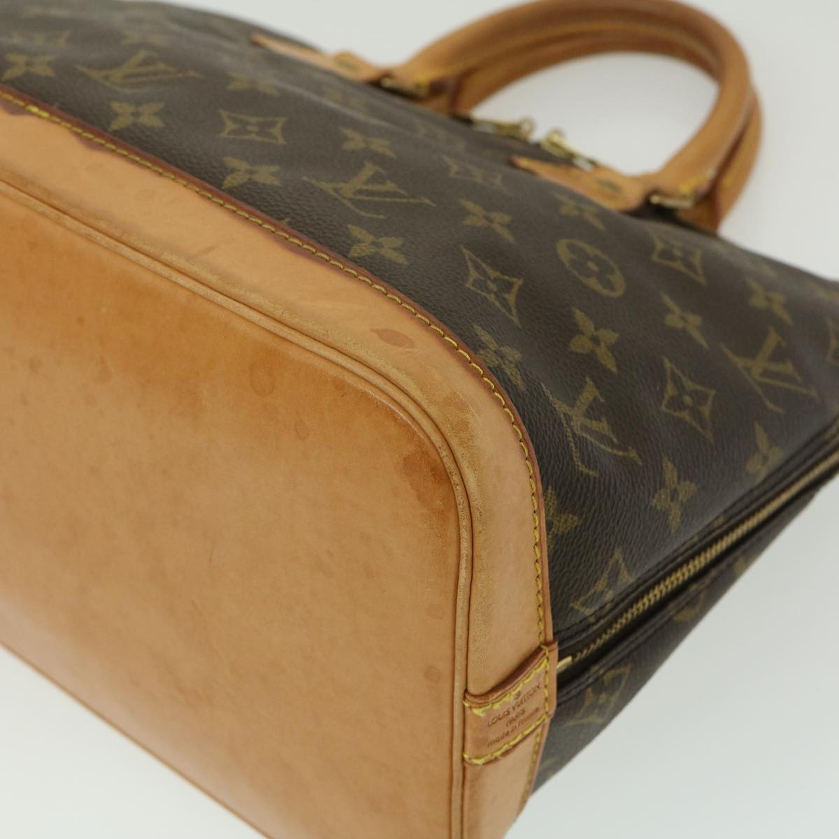 LOUIS VUITTON Monogram Alma Hand Bag M51130 LV Auth am2427g