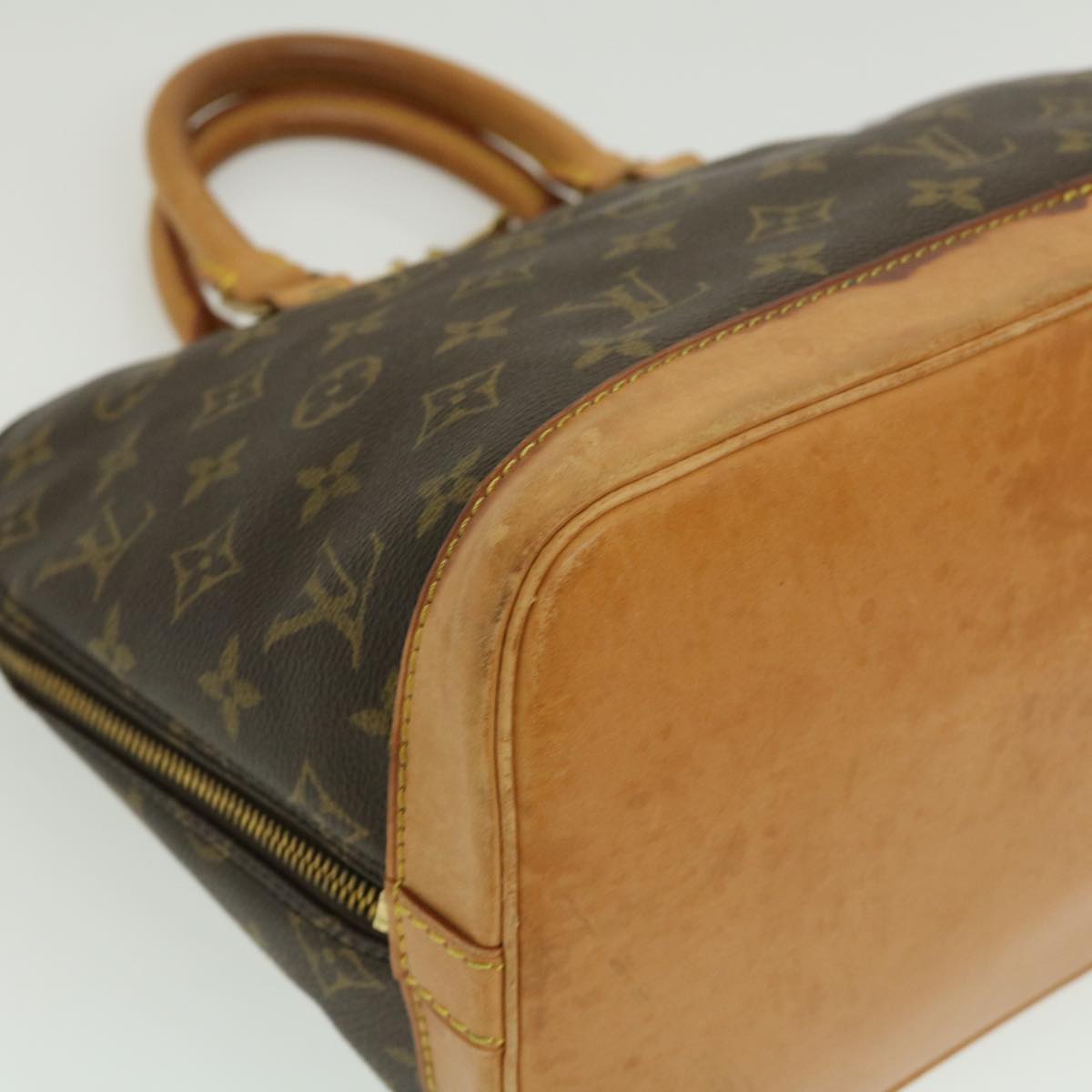 LOUIS VUITTON Monogram Alma Hand Bag M51130 LV Auth am2427g