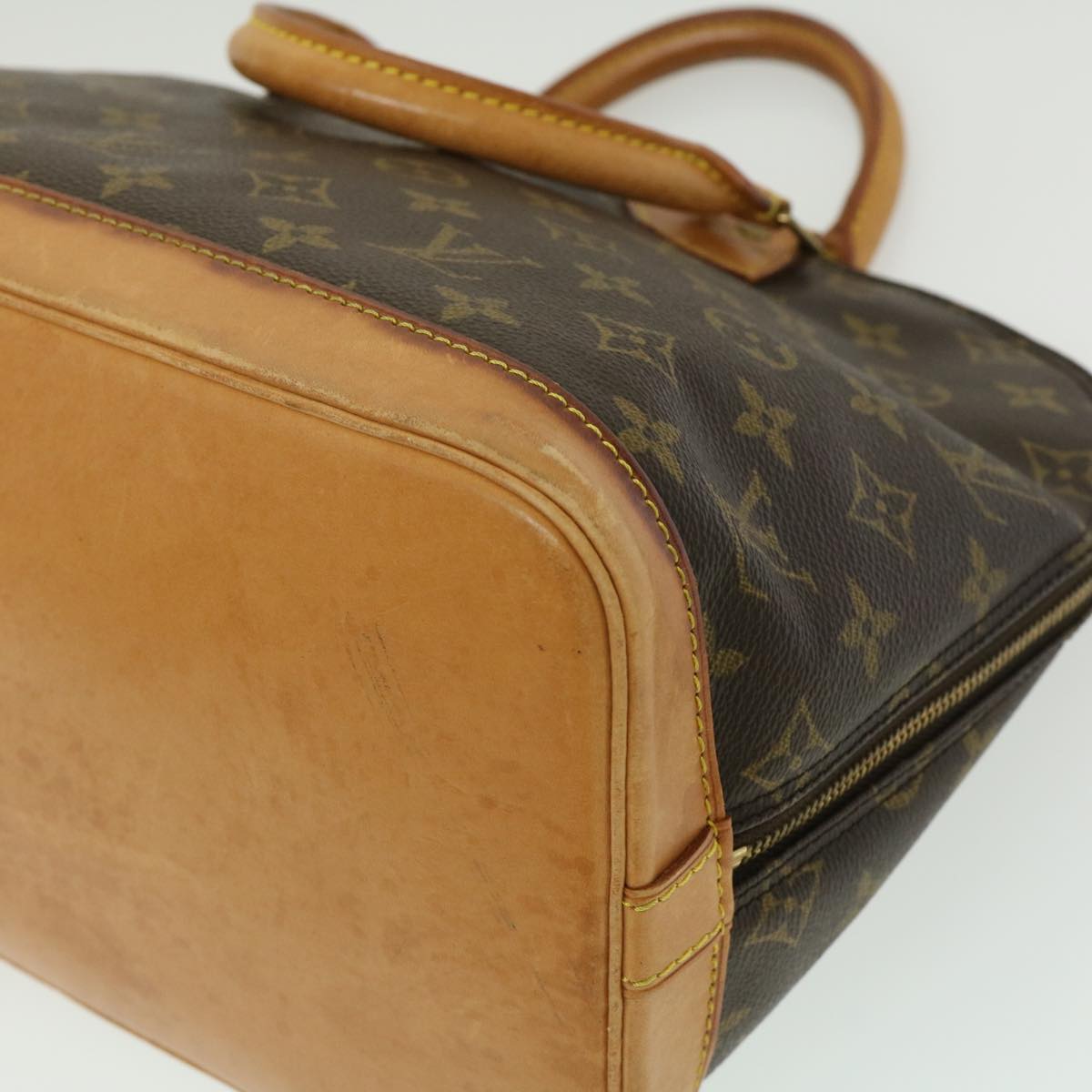 LOUIS VUITTON Monogram Alma Hand Bag M51130 LV Auth am2427g