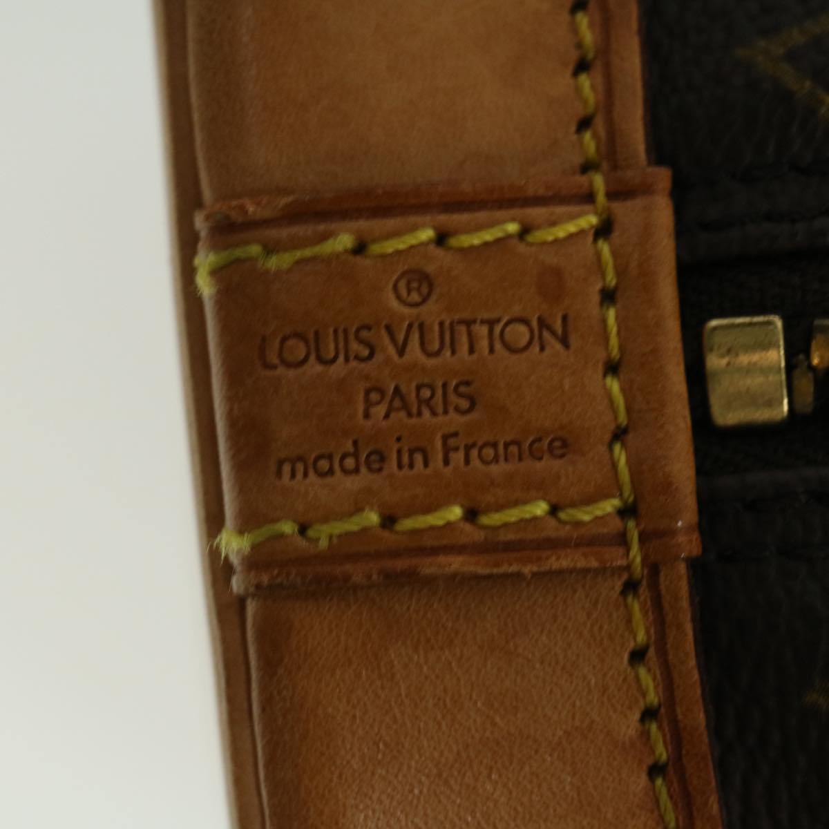 LOUIS VUITTON Monogram Alma Hand Bag M51130 LV Auth am2427g