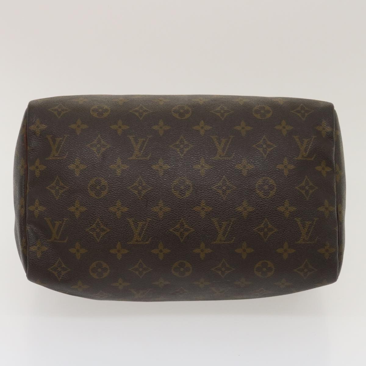 LOUIS VUITTON Monogram Speedy 30 Hand Bag M41526 LV Auth am2444g