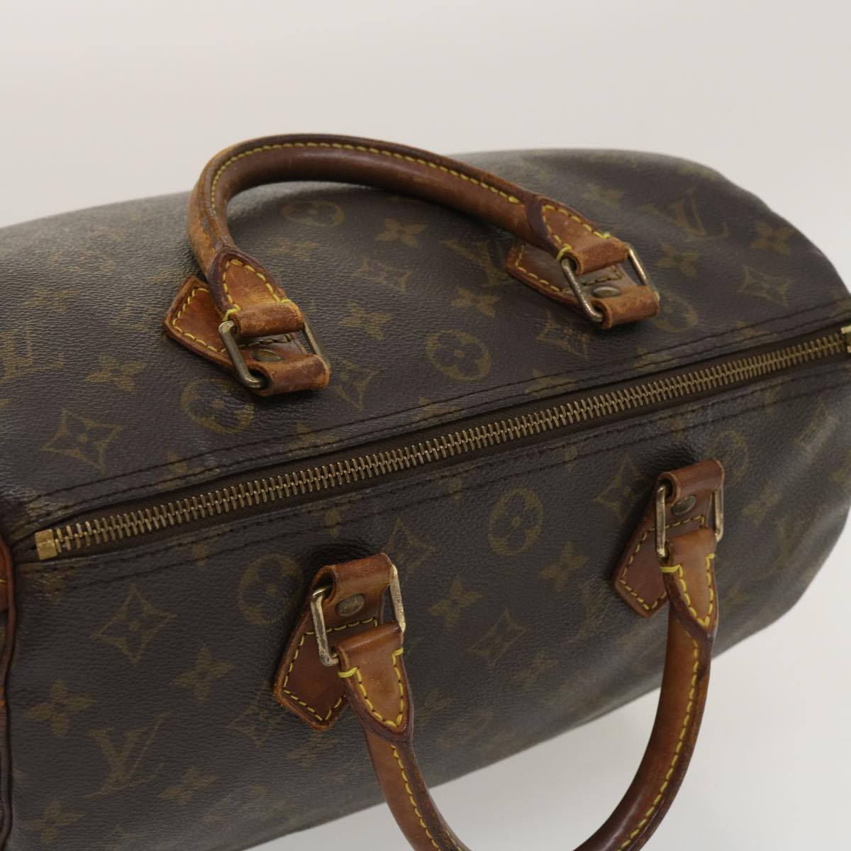 LOUIS VUITTON Monogram Speedy 30 Hand Bag M41526 LV Auth am2444g