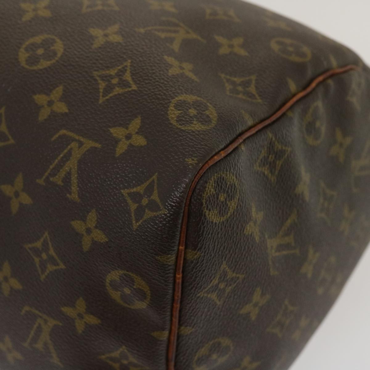 LOUIS VUITTON Monogram Speedy 35 Hand Bag M41524 LV Auth am2455g