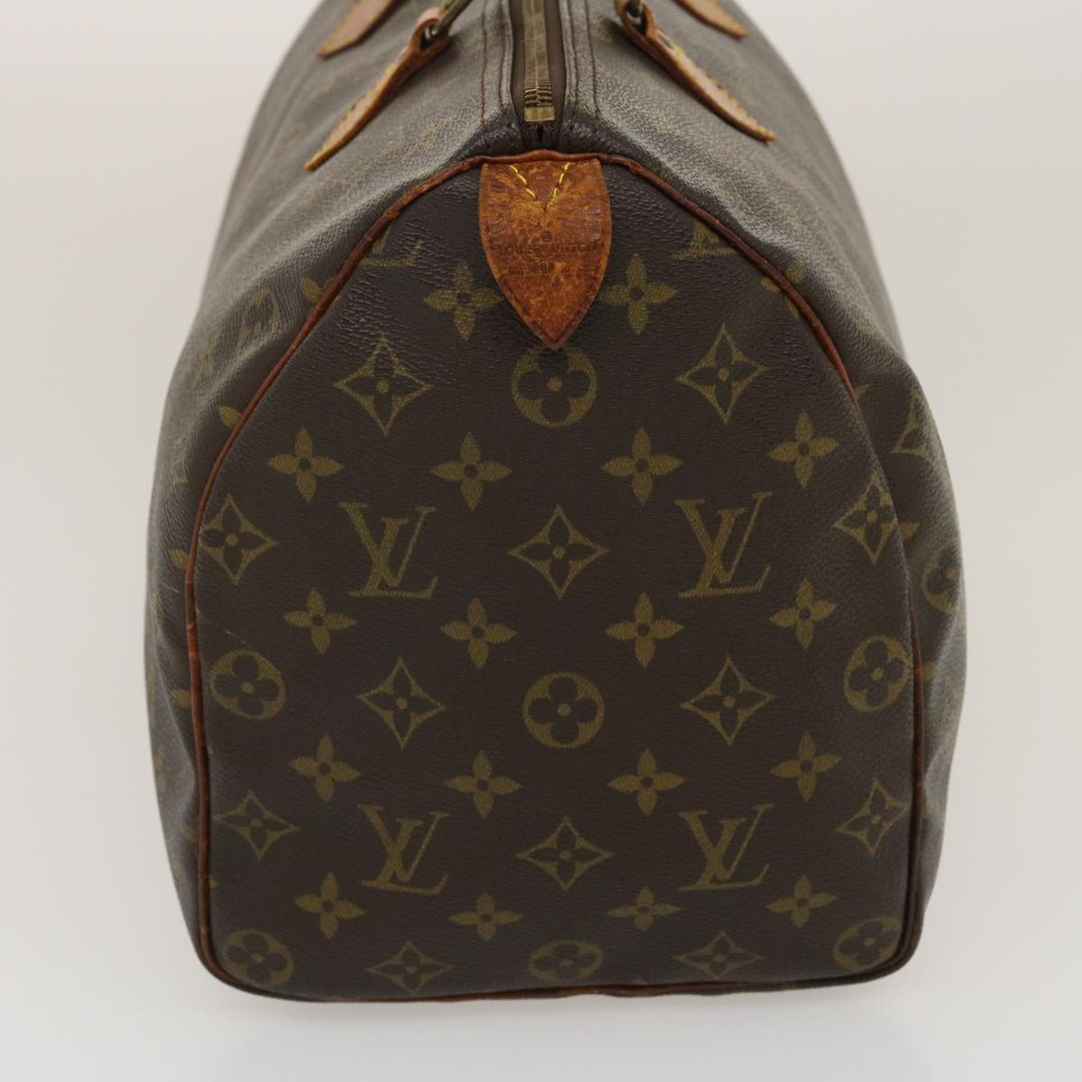 LOUIS VUITTON Monogram Speedy 35 Hand Bag M41524 LV Auth am2455g