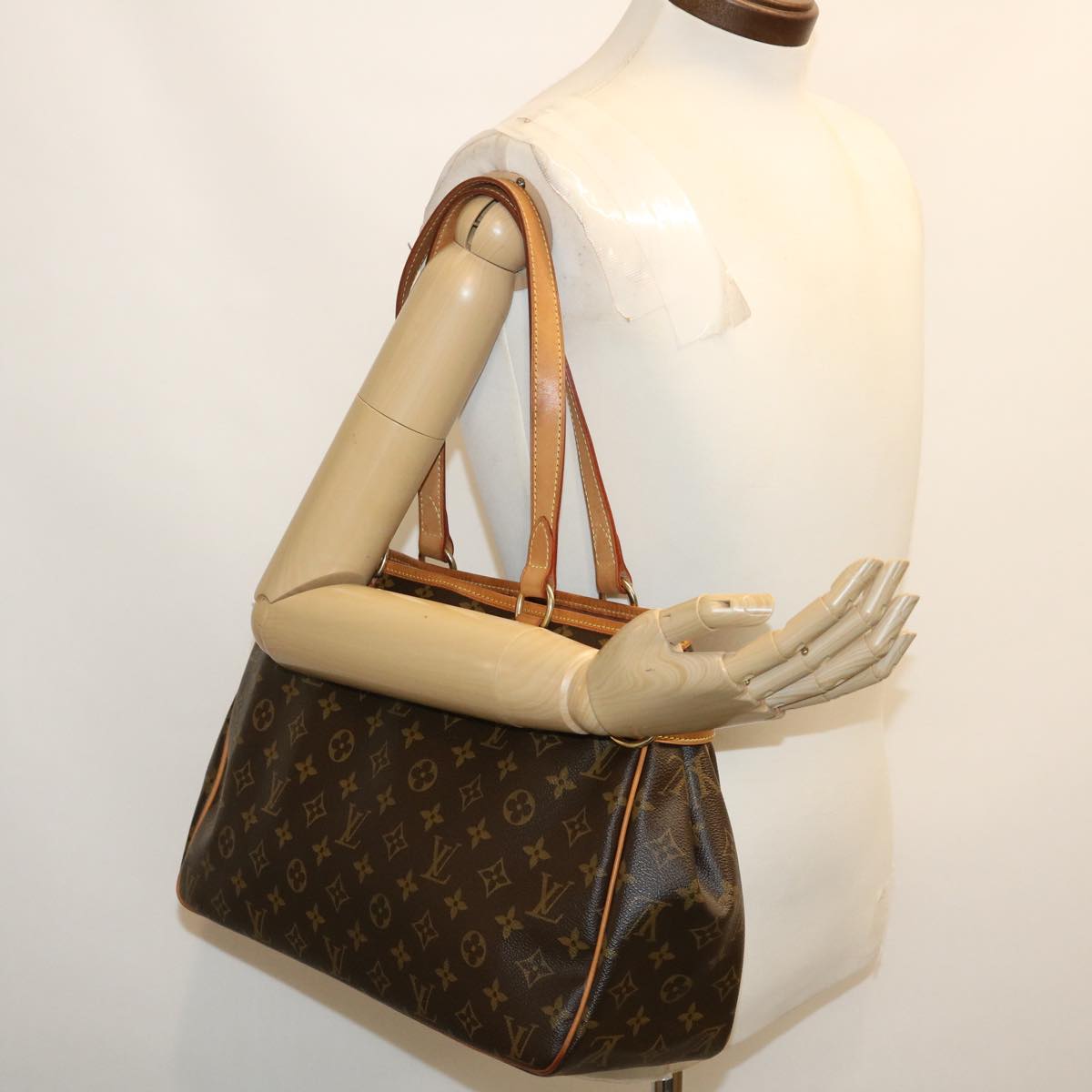 LOUIS VUITTON Monogram Batignolles Horizontal Tote Bag M51154 LV Auth am2463g