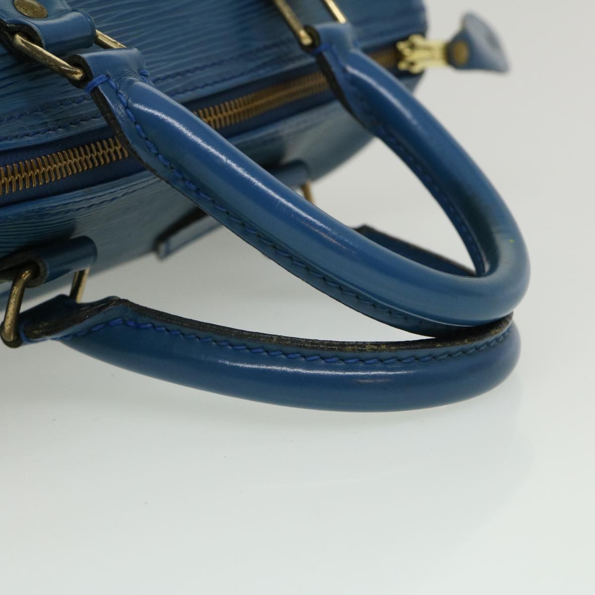 LOUIS VUITTON Epi Speedy 25 Hand Bag Blue M43015 LV Auth am2466g