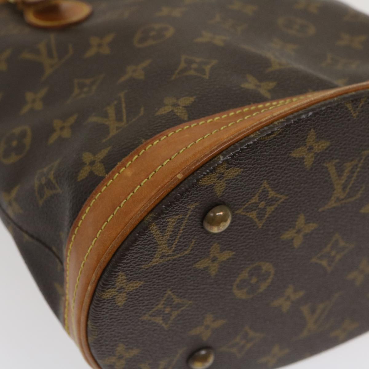 LOUIS VUITTON Monogram Bucket PM Shoulder Bag M42238 LV Auth am2503g