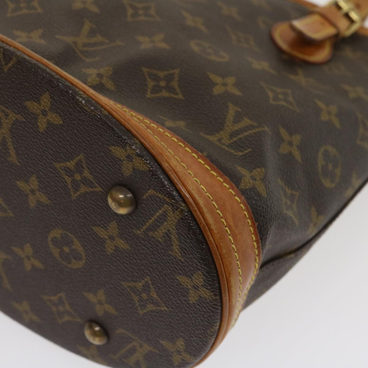 LOUIS VUITTON Monogram Bucket PM Shoulder Bag M42238 LV Auth am2503g