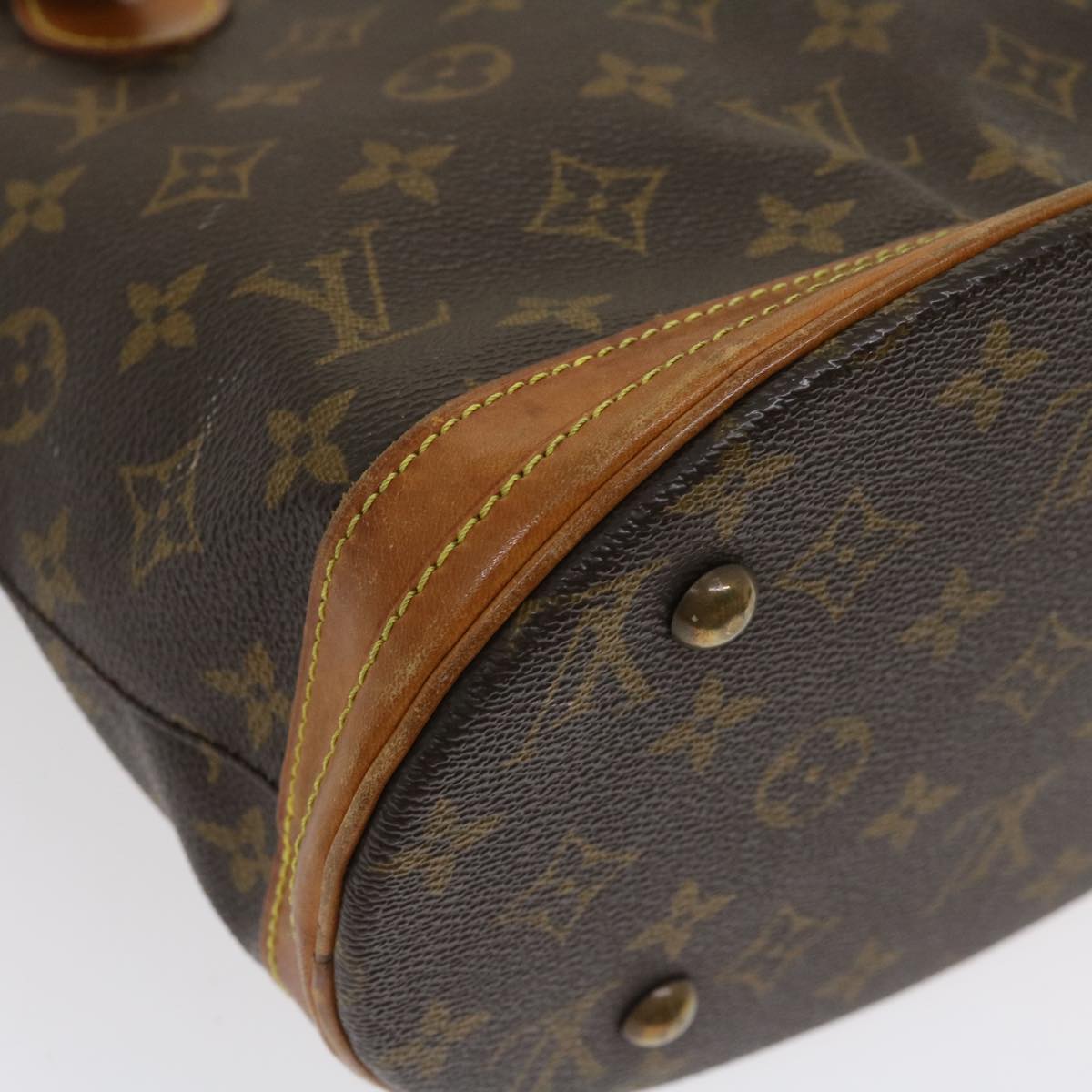 LOUIS VUITTON Monogram Bucket PM Shoulder Bag M42238 LV Auth am2503g