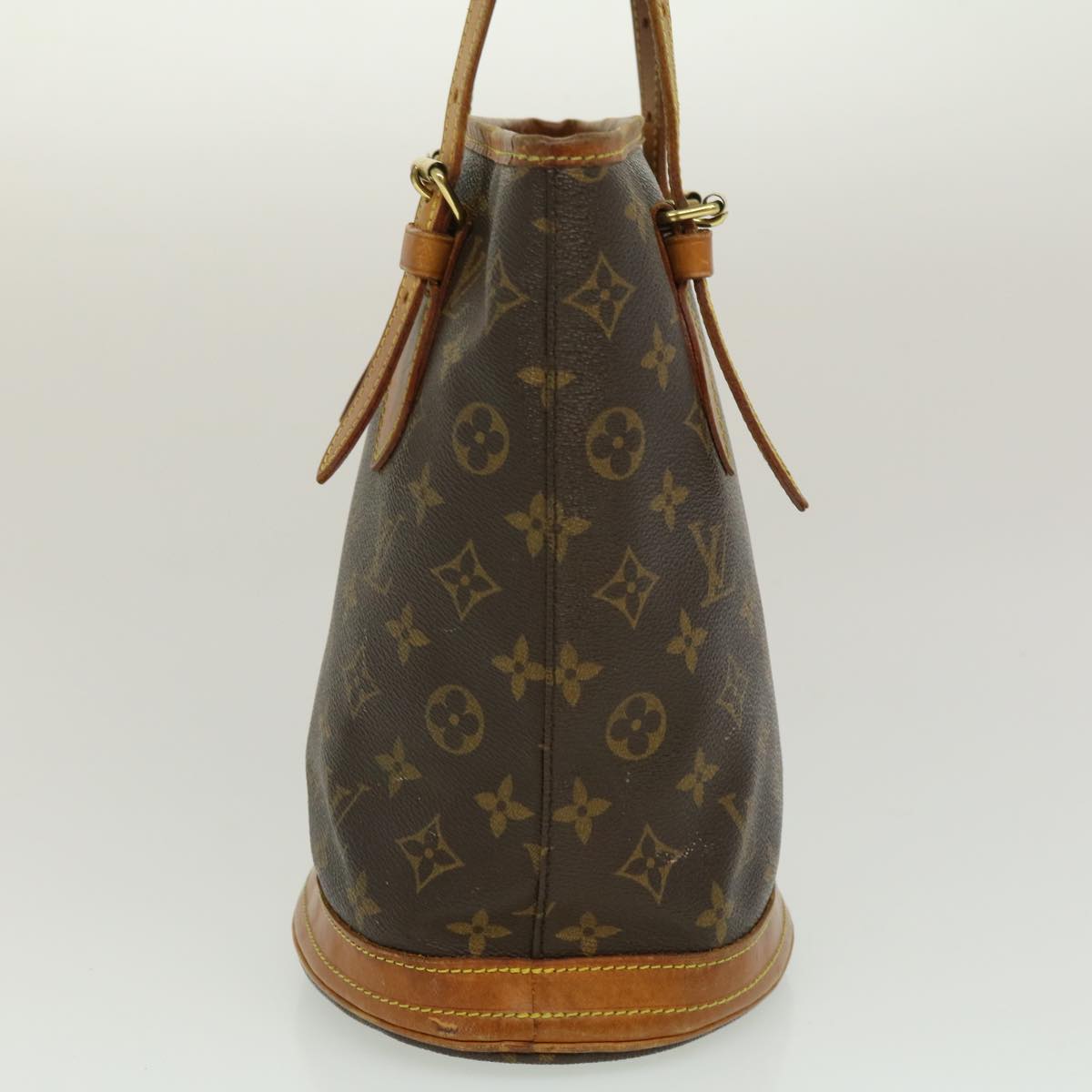 LOUIS VUITTON Monogram Bucket PM Shoulder Bag M42238 LV Auth am2503g