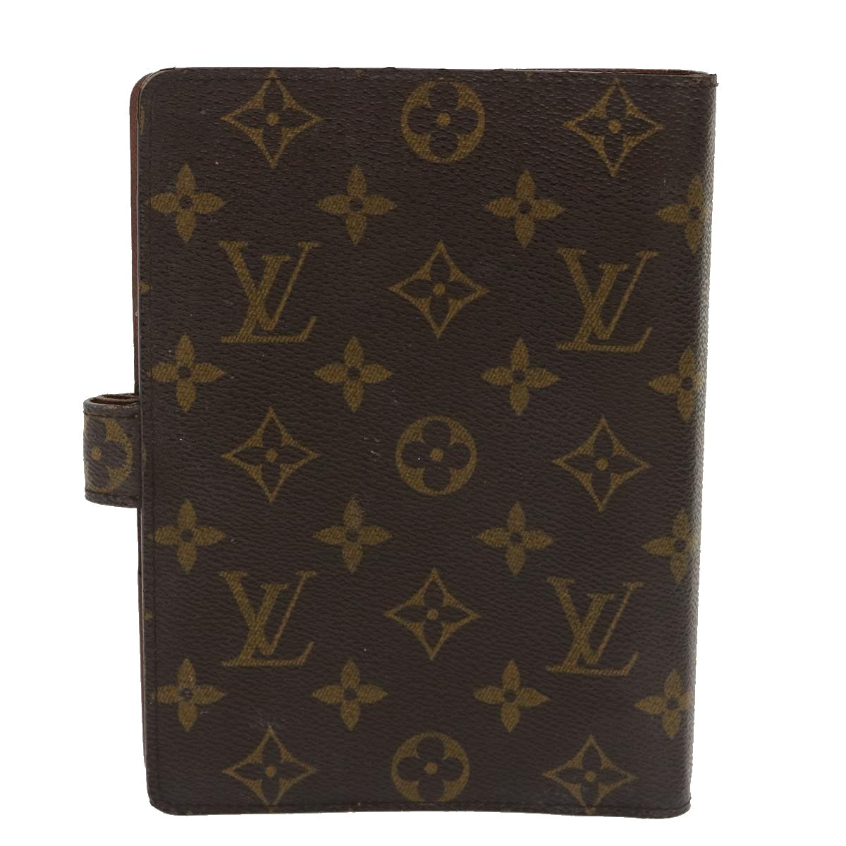 LOUIS VUITTON Monogram Agenda MM Day Planner Cover R20105 LV Auth  am2509g