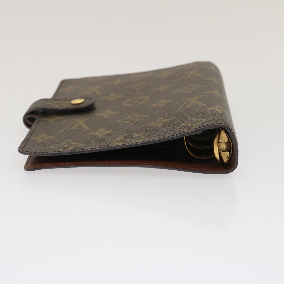 LOUIS VUITTON Monogram Agenda MM Day Planner Cover R20105 LV Auth  am2509g