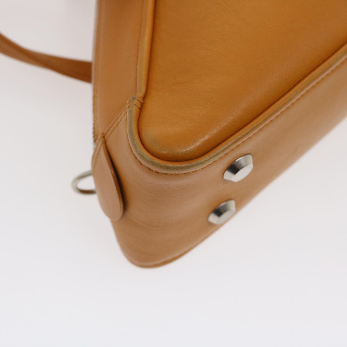 BALENCIAGA 2Way Shoulder Bag Hand Bag Leather Brown Auth am2534gA