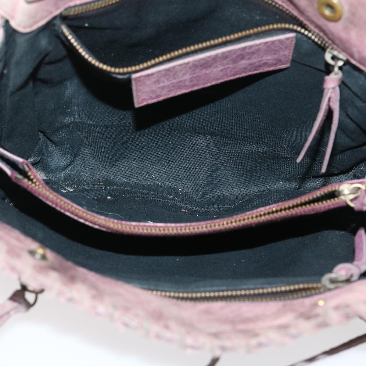 GUCCI Fendi Balenciaga Shoulder Bag 3Set Beige Purple black Auth am2574g