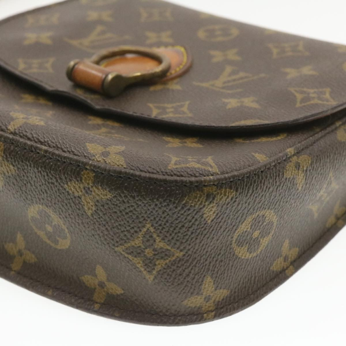 LOUIS VUITTON Monogram Saint Cloud MM Shoulder Bag M51243 LV Auth am259g