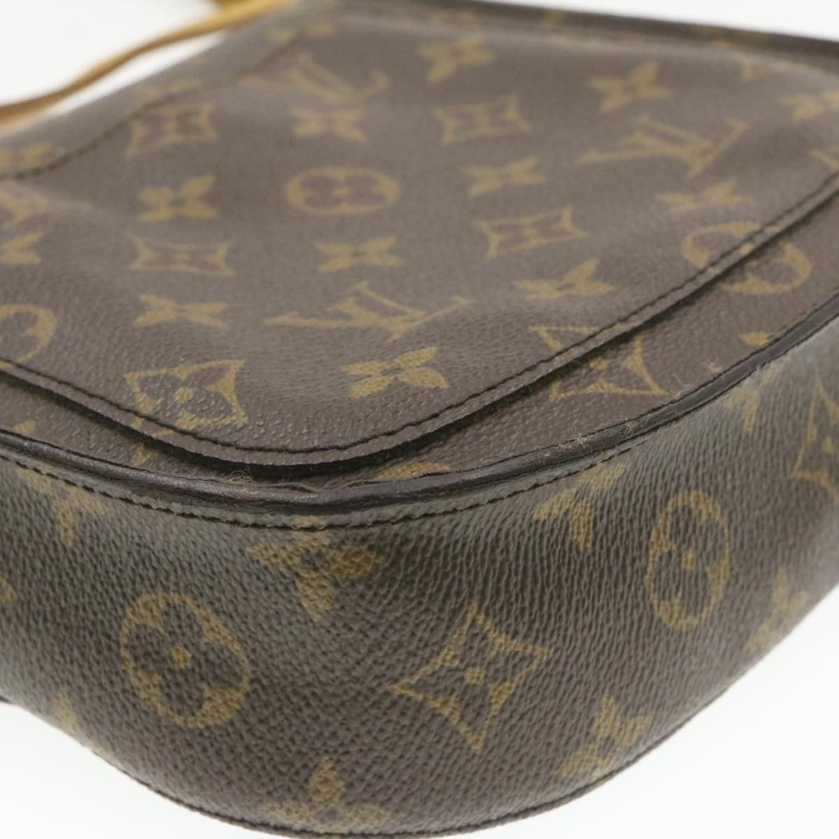 LOUIS VUITTON Monogram Saint Cloud MM Shoulder Bag M51243 LV Auth am259g