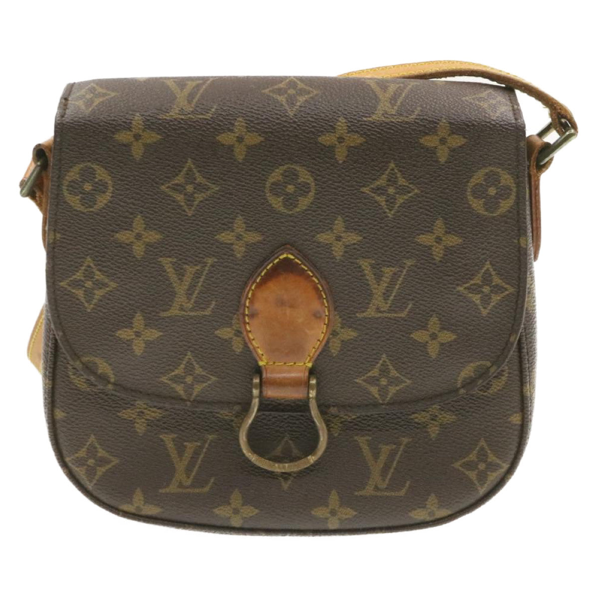 LOUIS VUITTON Monogram Saint Cloud MM Shoulder Bag M51243 LV Auth am259g