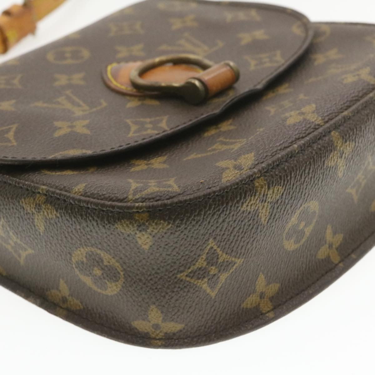 LOUIS VUITTON Monogram Saint Cloud MM Shoulder Bag M51243 LV Auth am259g