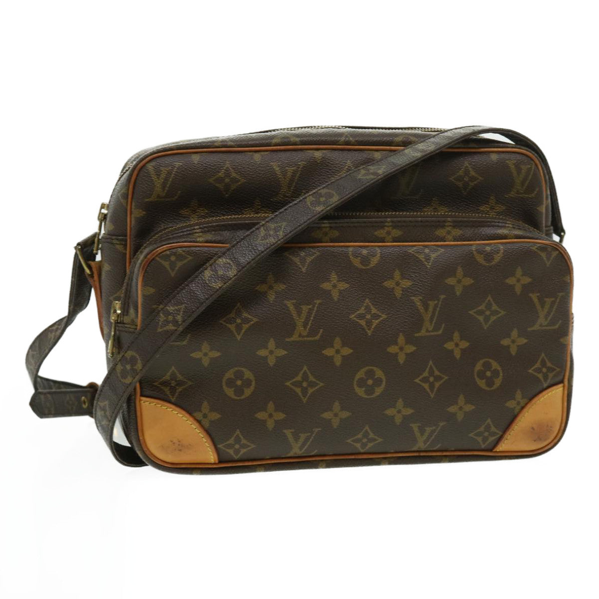 LOUIS VUITTON Monogram Nile Shoulder Bag M45244 LV Auth am2620g