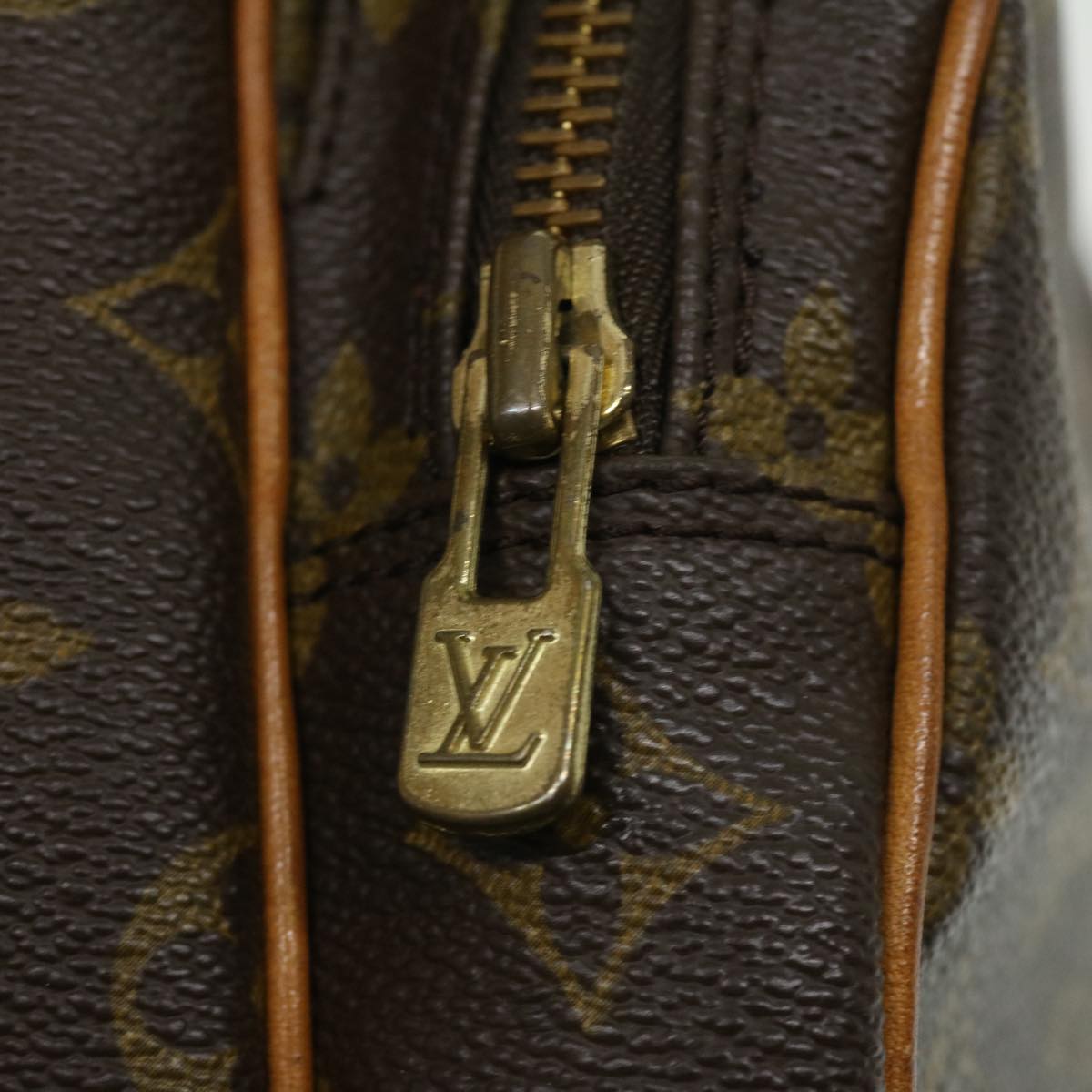 LOUIS VUITTON Monogram Nile Shoulder Bag M45244 LV Auth am2620g