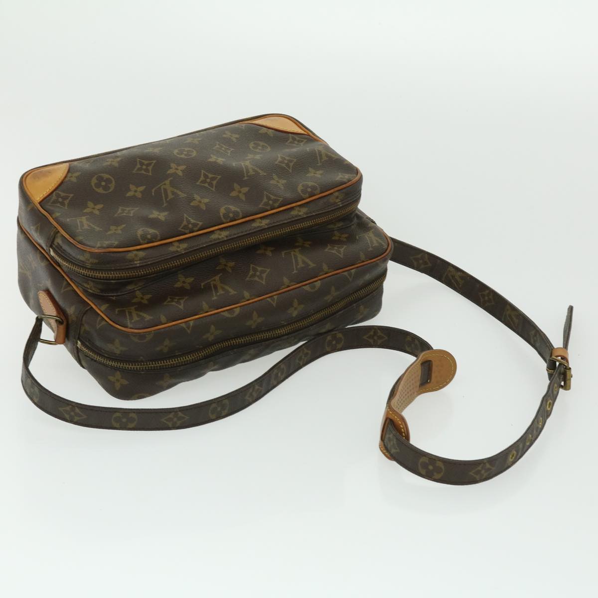 LOUIS VUITTON Monogram Nile Shoulder Bag M45244 LV Auth am2620g