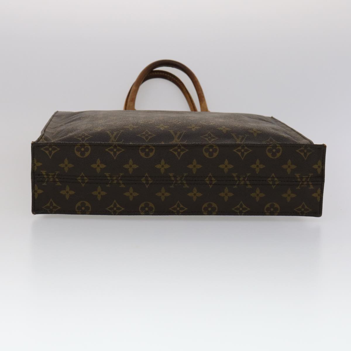 LOUIS VUITTON Monogram Sac Plat Hand Bag M51140 LV Auth am2621g