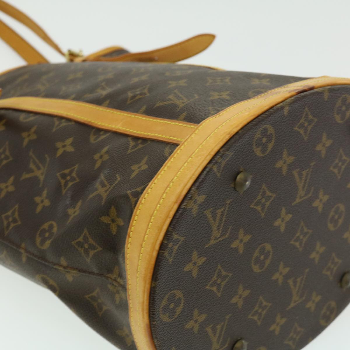 LOUIS VUITTON Monogram Bucket GM Shoulder Bag M42236 LV Auth am2639g